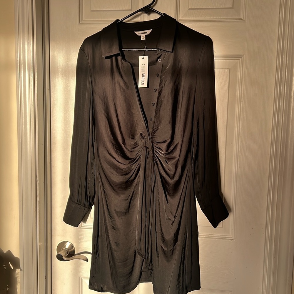 Black Silky Steve Madden dress
